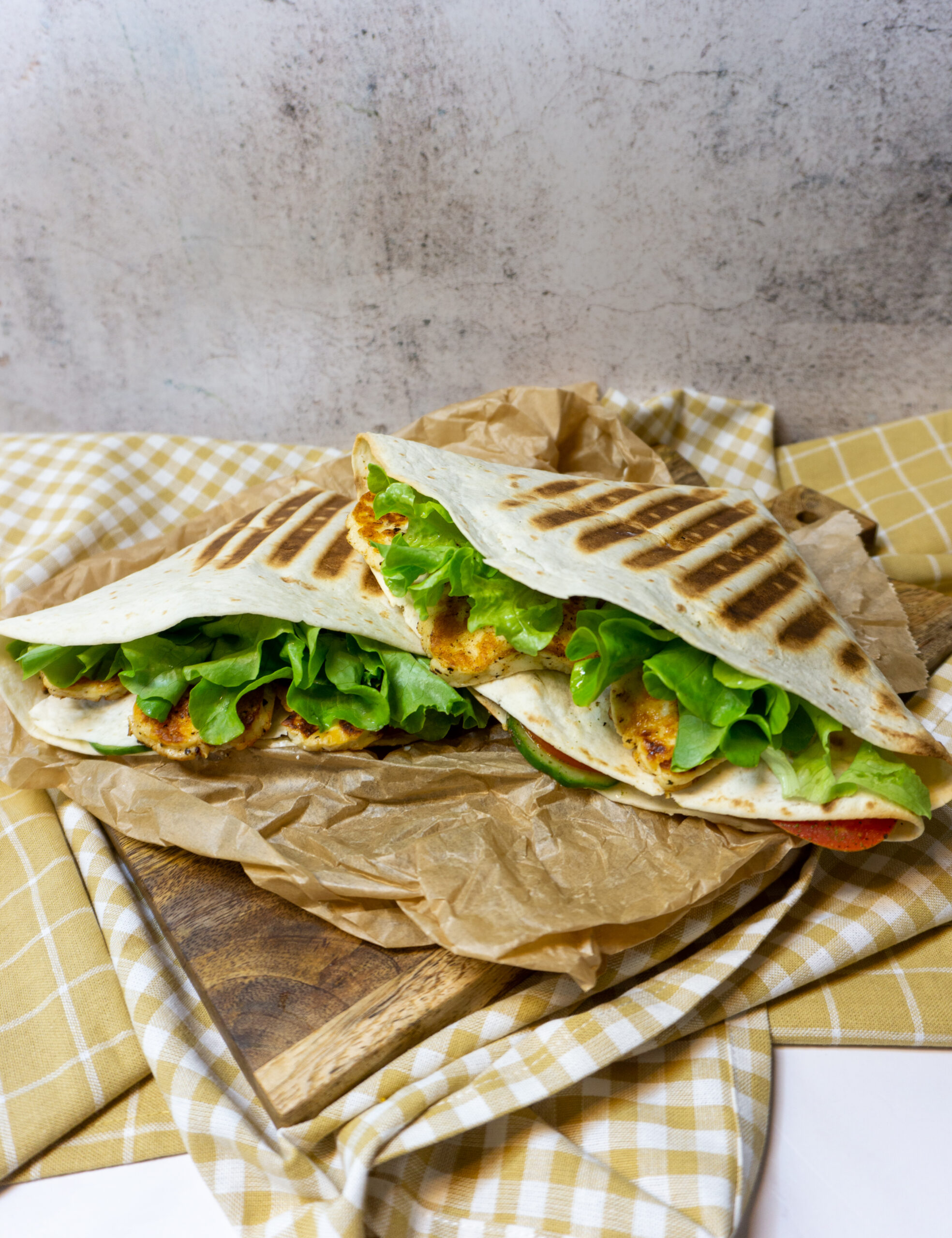 Halloumi Wraps fayfoods
